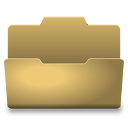 Yellow Open Icon 128x128 png